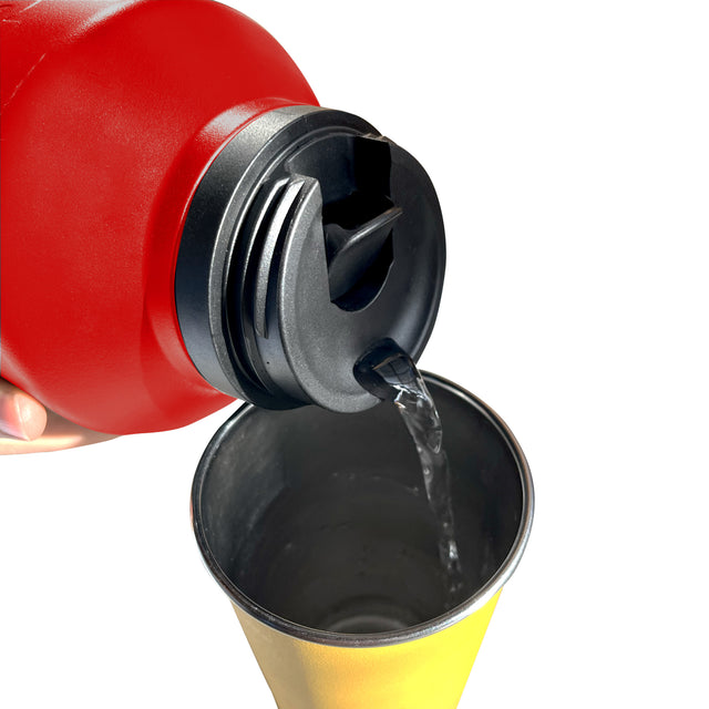 2L insulated drink bottle - Cricket Red dug
