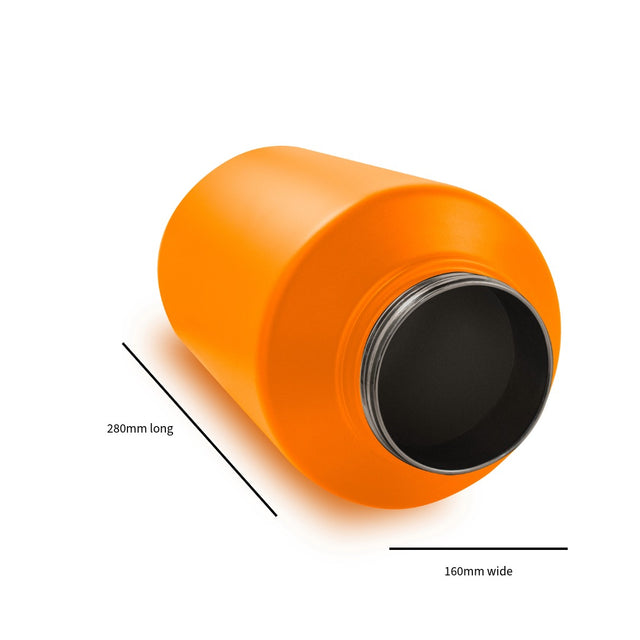 My Mate Dug 4L wide mouth insulated stainless steel water bottle orange