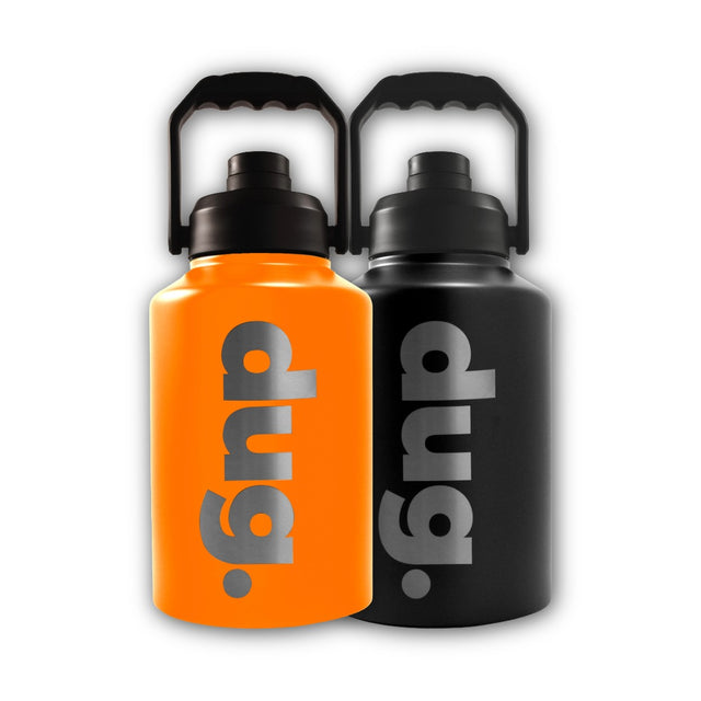 My Mate Dug 4L wide mouth insulated stainless steel water bottle Black