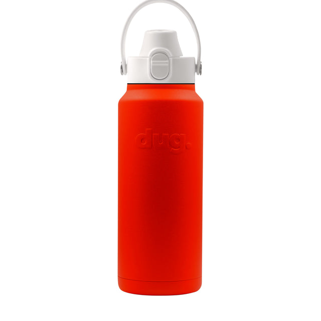 1.1L insulated drink bottle - Red dug