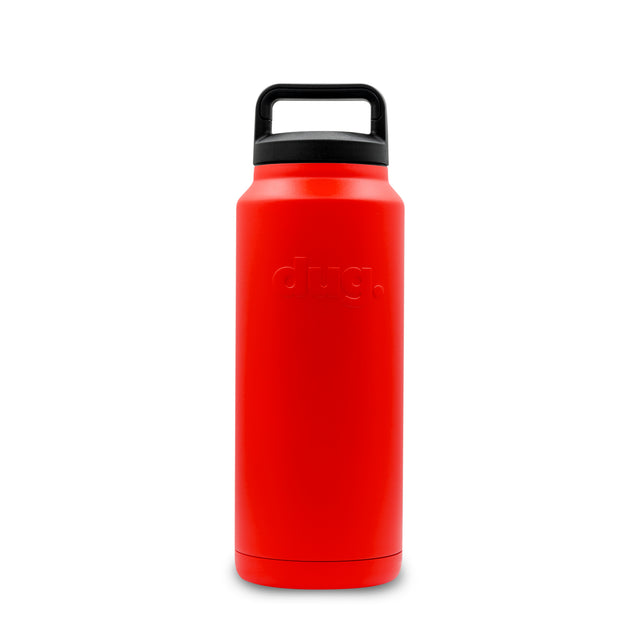 1.1L insulated drink bottle - Red dug