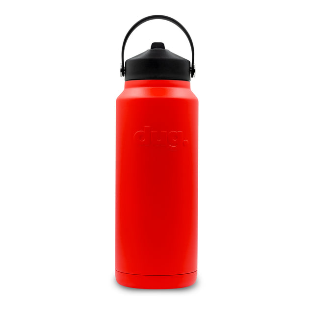 1.1L insulated drink bottle - Red dug