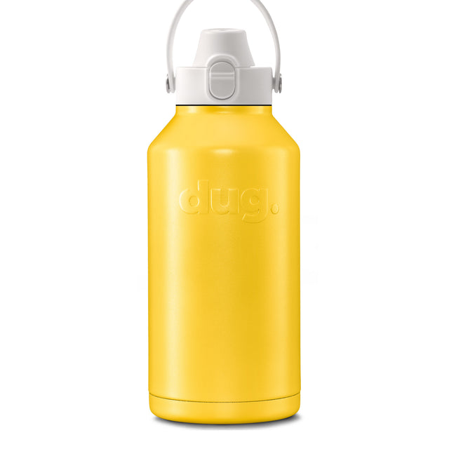 2L insulated drink bottle - Yellow Scorcher dug