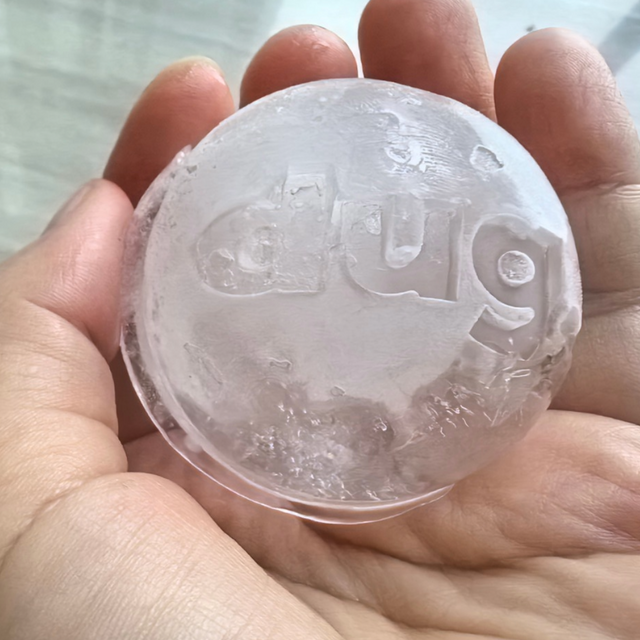XL Ice Sphere Tray – Silicone Ice Ball Mold (4.5cm Ice Spheres)
