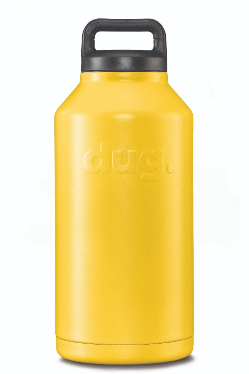 2L insulated drink bottle - Yellow Scorcher dug