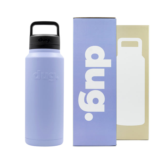 1.1L insulated drink bottle - Purple Haze dug