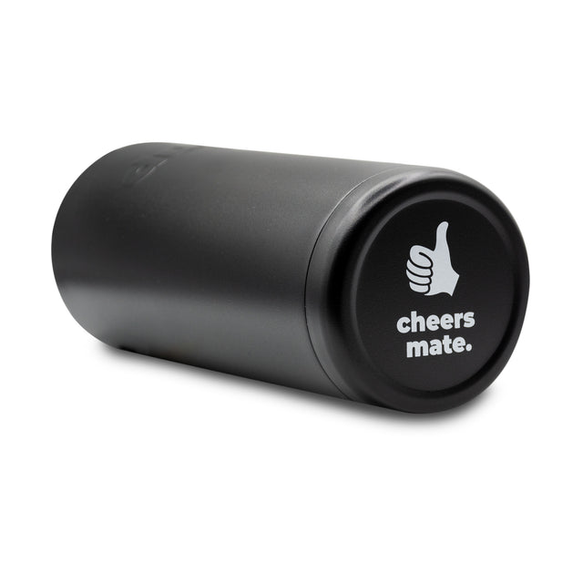 1.1L insulated drink bottle - Black dug