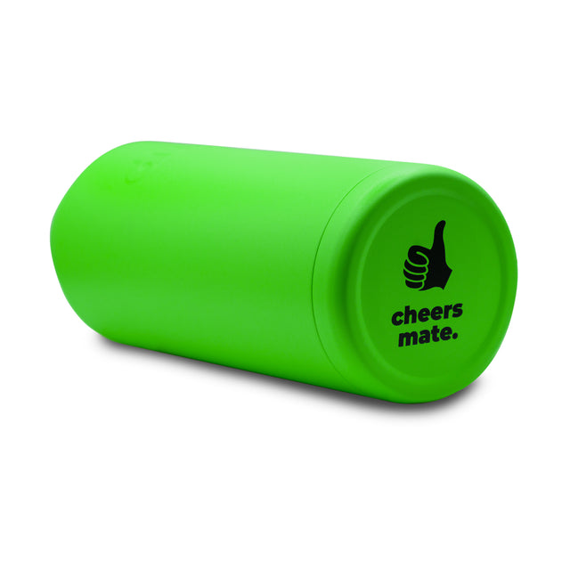 1.1L insulated drink bottle - Green dug
