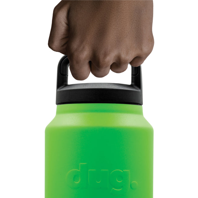 1.1L insulated drink bottle - Green dug