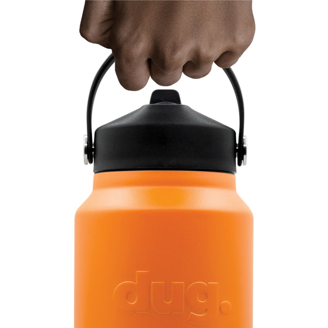1.1L insulated drink bottle - Sunnyboy Orange dug