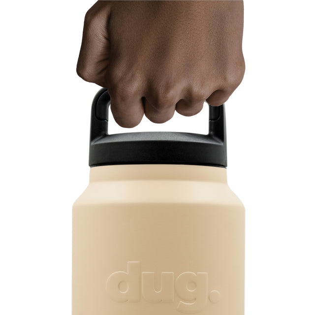 1.1L insulated drink bottle - Sandy dug