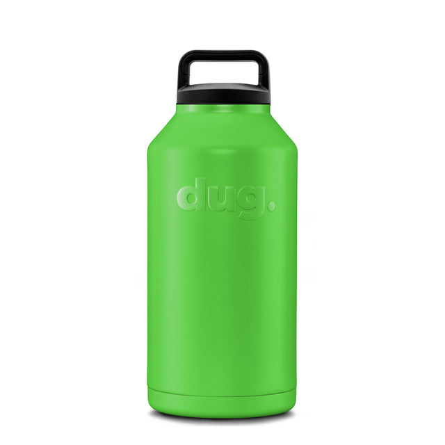 2L insulated drink bottle - Green dug