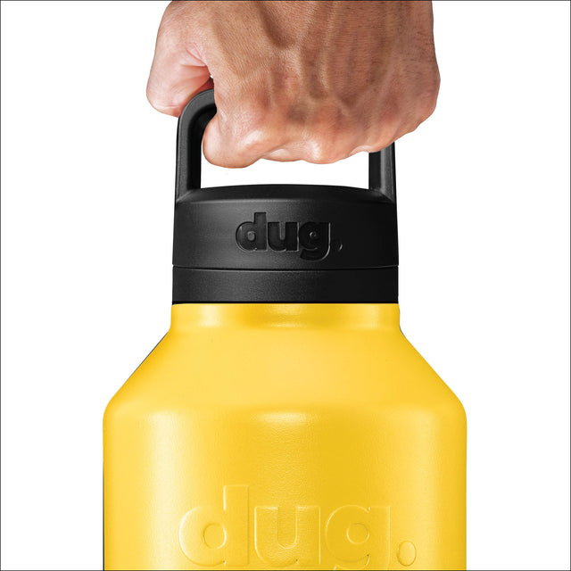 2L insulated drink bottle - Yellow Scorcher dug