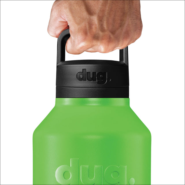 2L insulated drink bottle - Green dug