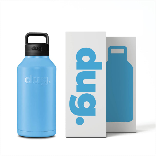 2L water bottle - Blue dug