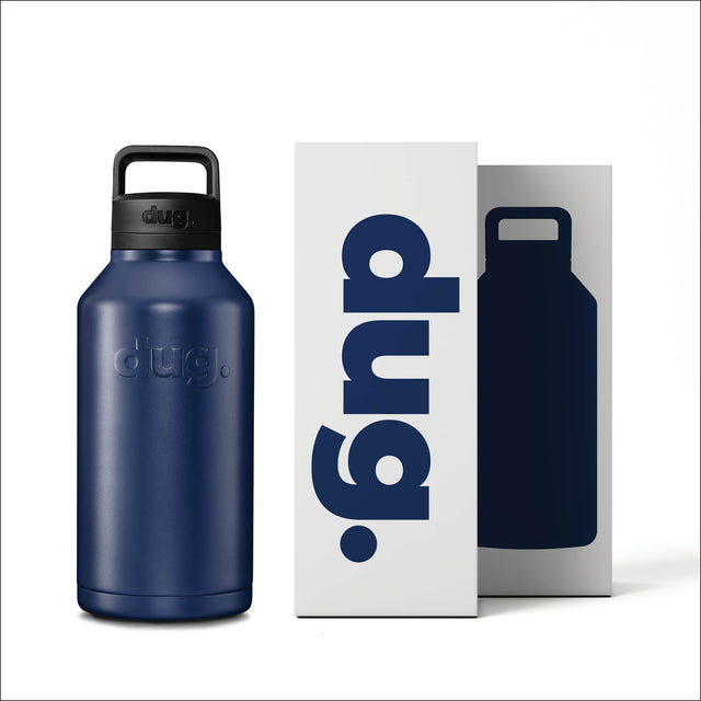 2L insulated drink bottle - Navy blue dug