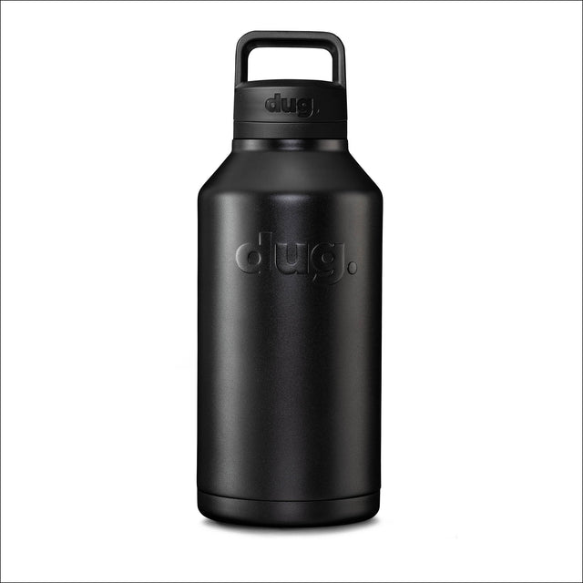 2L insulated water bottle - Black dug