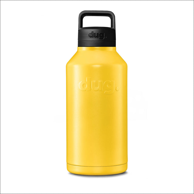 2L insulated drink bottle - Yellow Scorcher dug