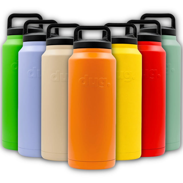 1.1L Insulated Water Bottle – Keeps Cold 48hrs | Leakproof | My Mate Dug