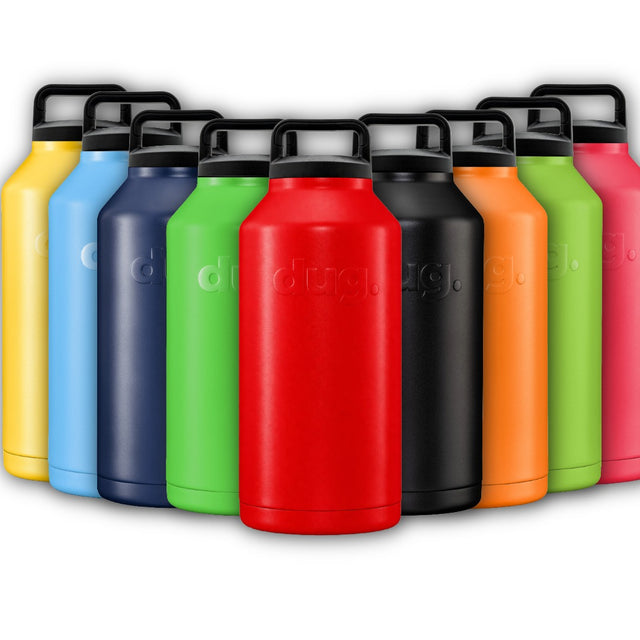 2L Insulated Water Bottle | Keeps Cold 48hrs | Leakproof | My Mate Dug