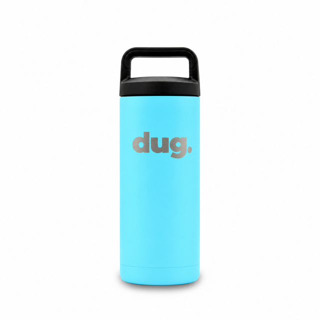 500ml Slim Wide Mouth Flip Top | Insulated Water Bottle |My Mate Dug | Little Unit