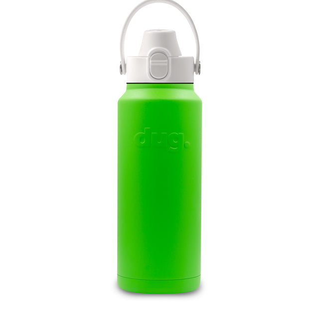 1.1L insulated drink bottle - Green dug