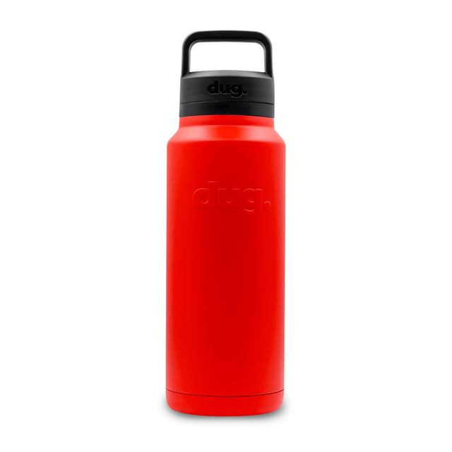 1.1L insulated drink bottle - Red dug