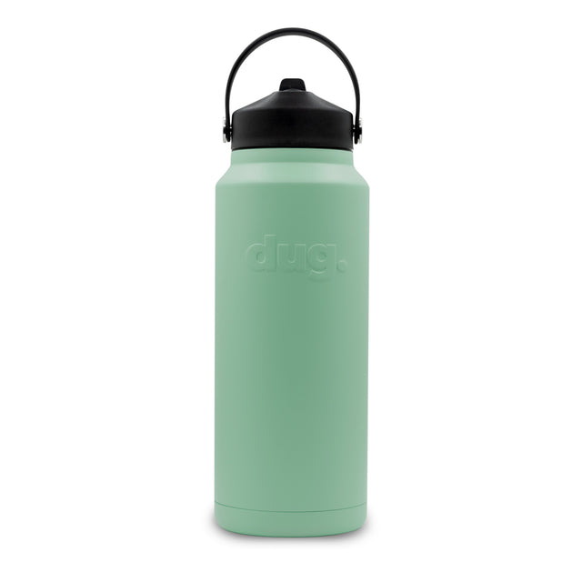 My Mate Dug 1.1L wide mouth insulated stainless steel water bottle Eucalyptus