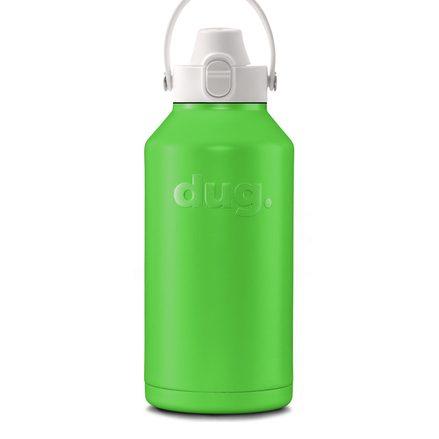 2L insulated drink bottle - Green dug
