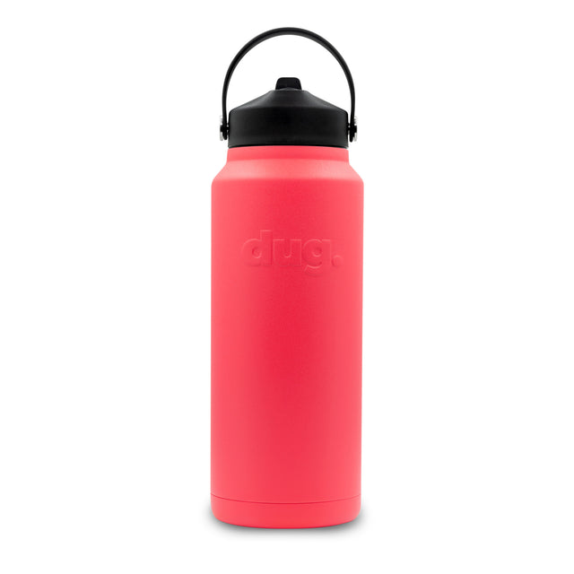 1.1L Pink Flamingo dug water bottle