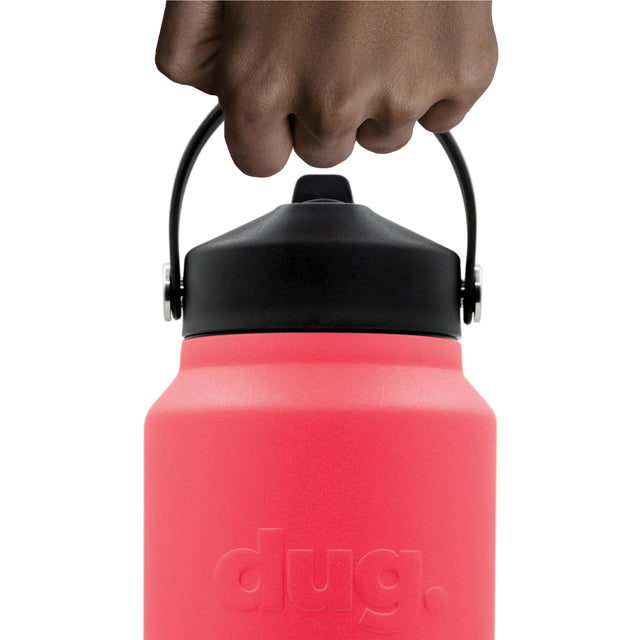 1.1L Pink Flamingo dug water bottle