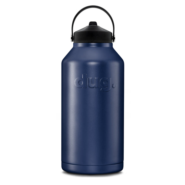 2L Navy Blue dug water bottle