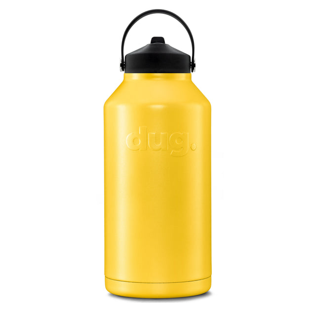 2L insulated water bottle - Yellow Scorcher dug