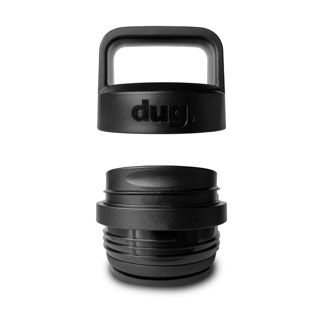 2L insulated water bottle - Black dug