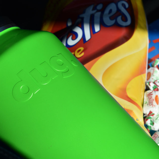 2L water bottle - Lime Green dug